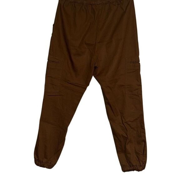 PS/LA Brown High Rise Drawstring Stretch Cargo Jogger Pants by PS/LA size Small - Picture 2 of 12